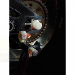 Achsprodektoren Set schwarz + Aluachsschraube