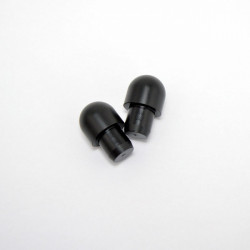 Satz HRP-Lenkerstopfen schwarz