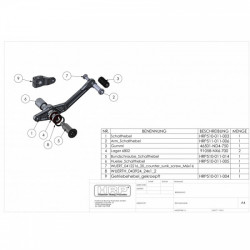 HRP Racing Fußrastenanlage SC59/SC77